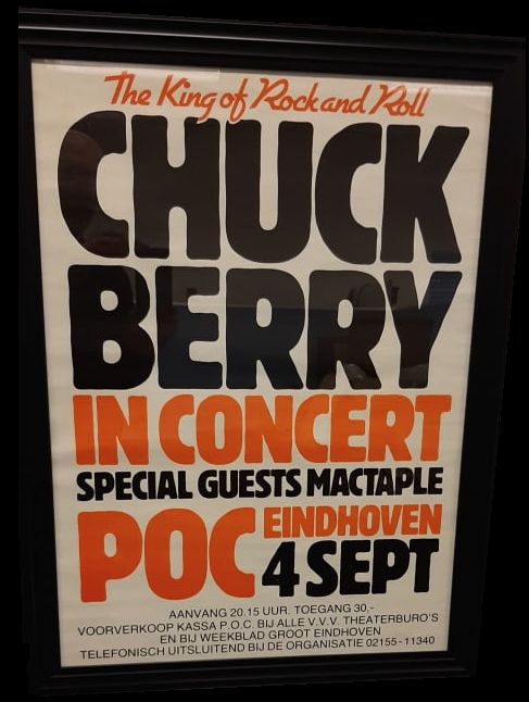 Chuck Berry Mac Taple poster 4 sept 1983